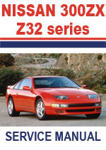 Nissan 300ZX Z32 Series 1990-1996 Workshop repair Manuals