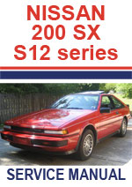 Nissan S12 Series 200SX Silvia and Gazelle 1984-1988 Workshop Repair Manual